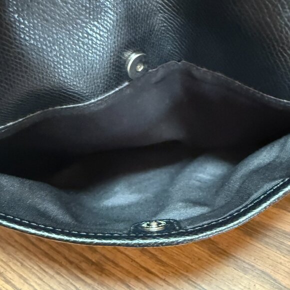 Coach Demi Bag Signature Jacquard Crossbody Black Leather Trim Silver Hardware - Picture 15 of 16